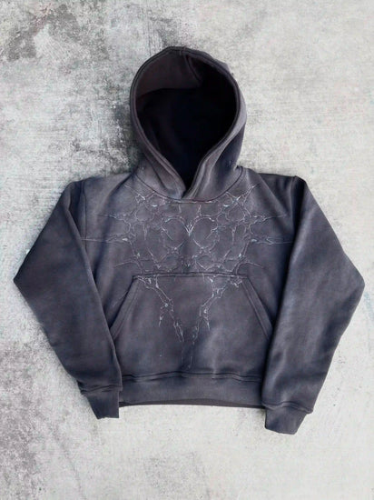 "Half a Million" Embroidered Hoodie (Grey)