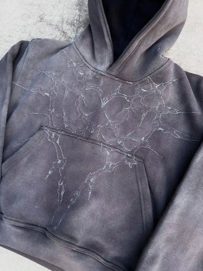 "Half a Million" Embroidered Hoodie (Grey)
