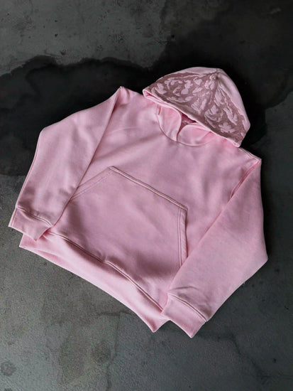 “Ghoul” HOODIE (Light Pink)