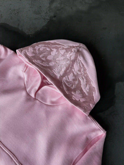 “Ghoul” HOODIE (Light Pink)