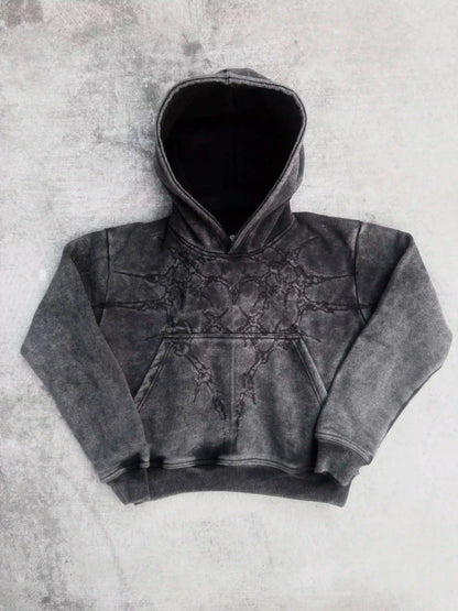 "Half a Million" Embroidered Hoodie (Black)
