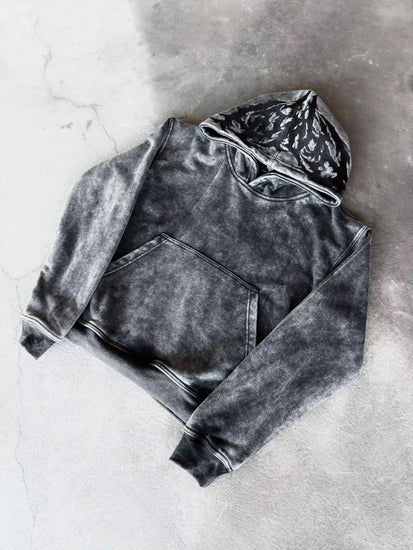 “Ghoul” HOODIE (Washed Black)