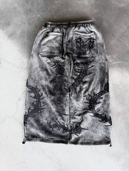 “Ghoul” Sweats (Washed Black)