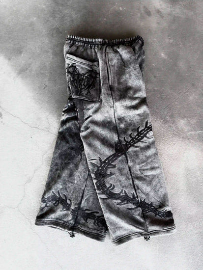 “Ghoul” Sweats (Washed Black)