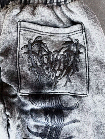“Ghoul” Sweats (Washed Black)