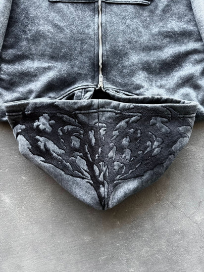 “Ghoul” HOODIE (Washed Black)